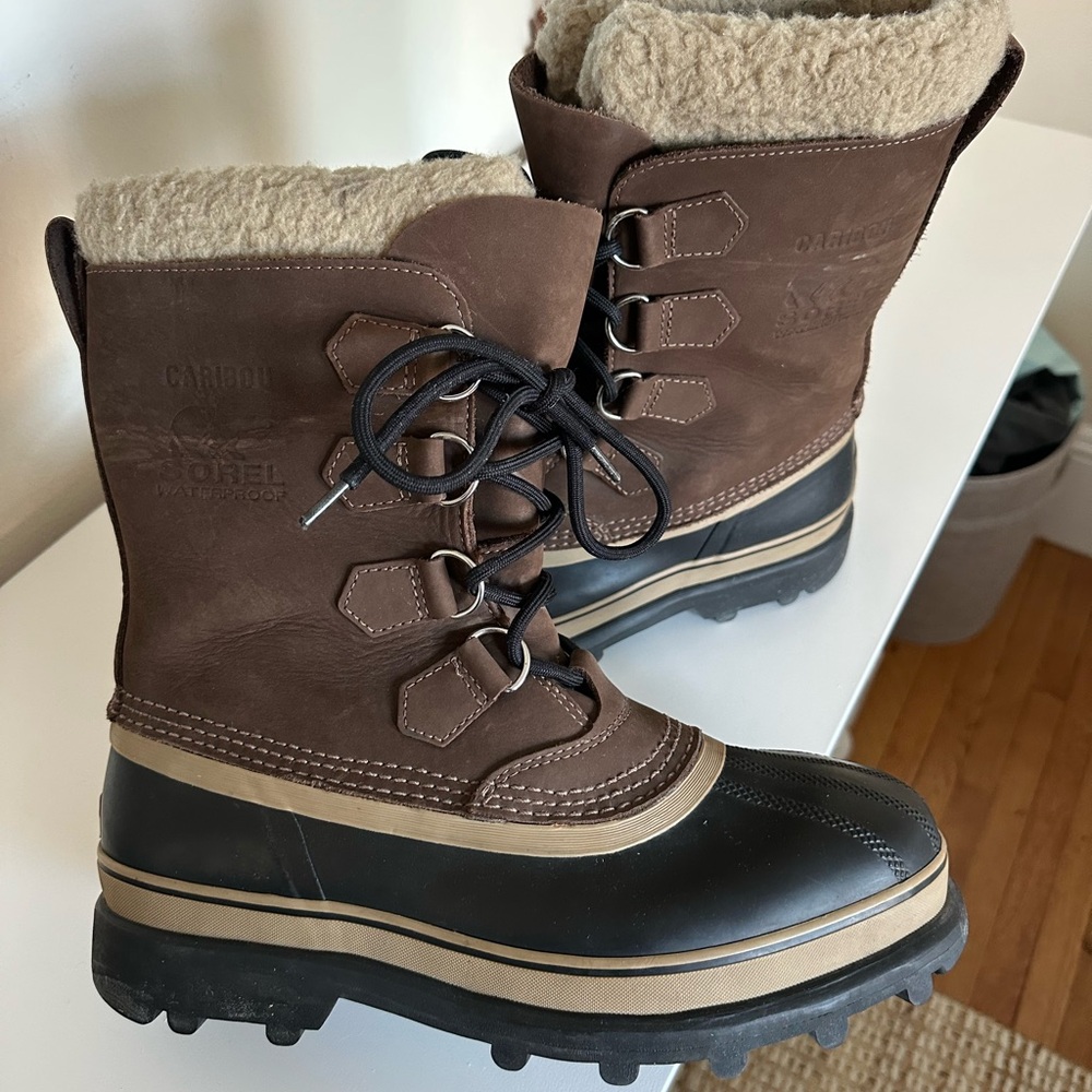 Sorel Men’s Caribou Snow Boots Bruno Size 9